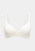 Tommy Hilfiger LACE TRIM PUSH-UP PLUNGE BRA - Push-up bra - ivory