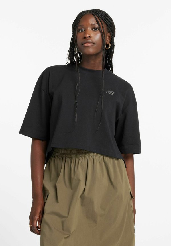 New Balance LOGO  - Basic T-shirt - black