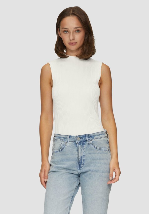 s.Oliver STRETCH - Top - ecru