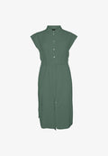 Vero Moda Curve VMCMYMILO Long - Shirt dress - laurel wreath