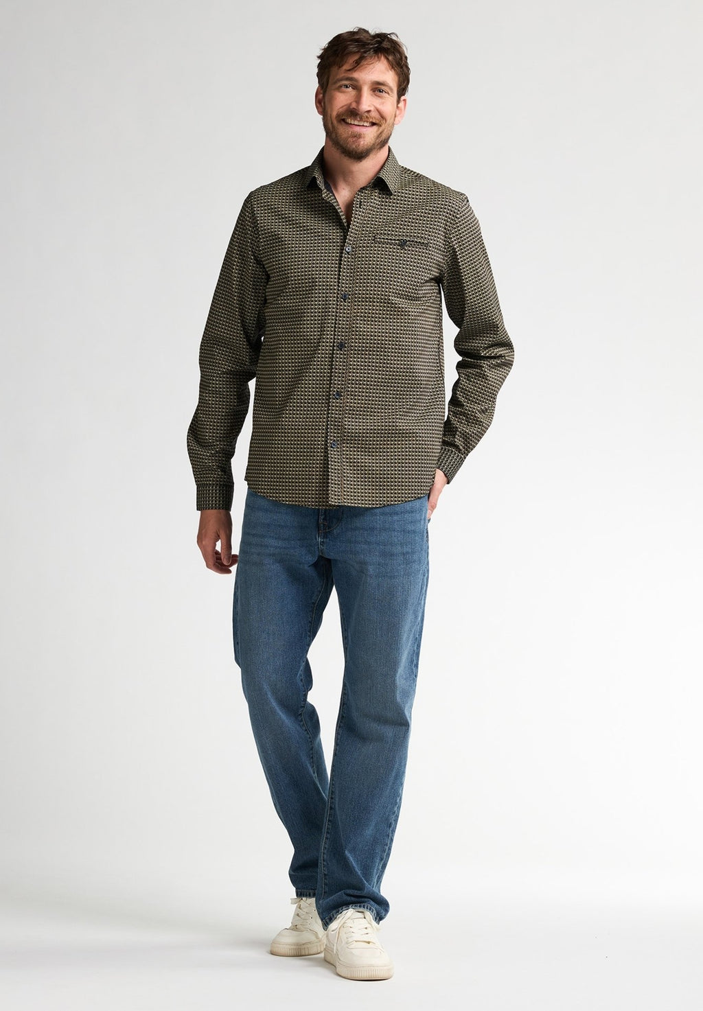 Petrol Industries FOND DU LAC LONG SLEEVE AOP