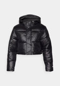 Fabletics ESSENTIAL CROPPED HOODED PUFFER