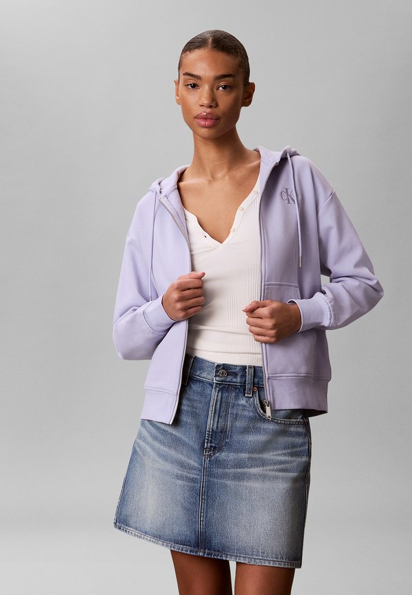 Calvin Klein Jeans Zip-up sweatshirt - cosmic sky