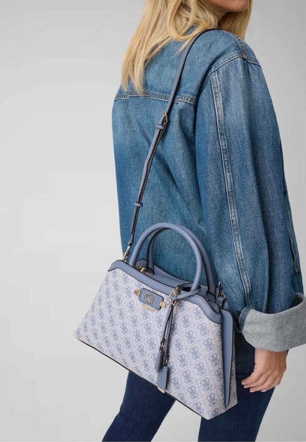 Guess GUESS SAC À MAIN LINDSEY SLATE LOGO - Handbag - slate logo