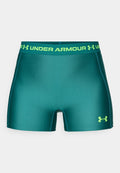 Under Armour HEATGEAR SHORTY - Leggings - rack green/hyper green
