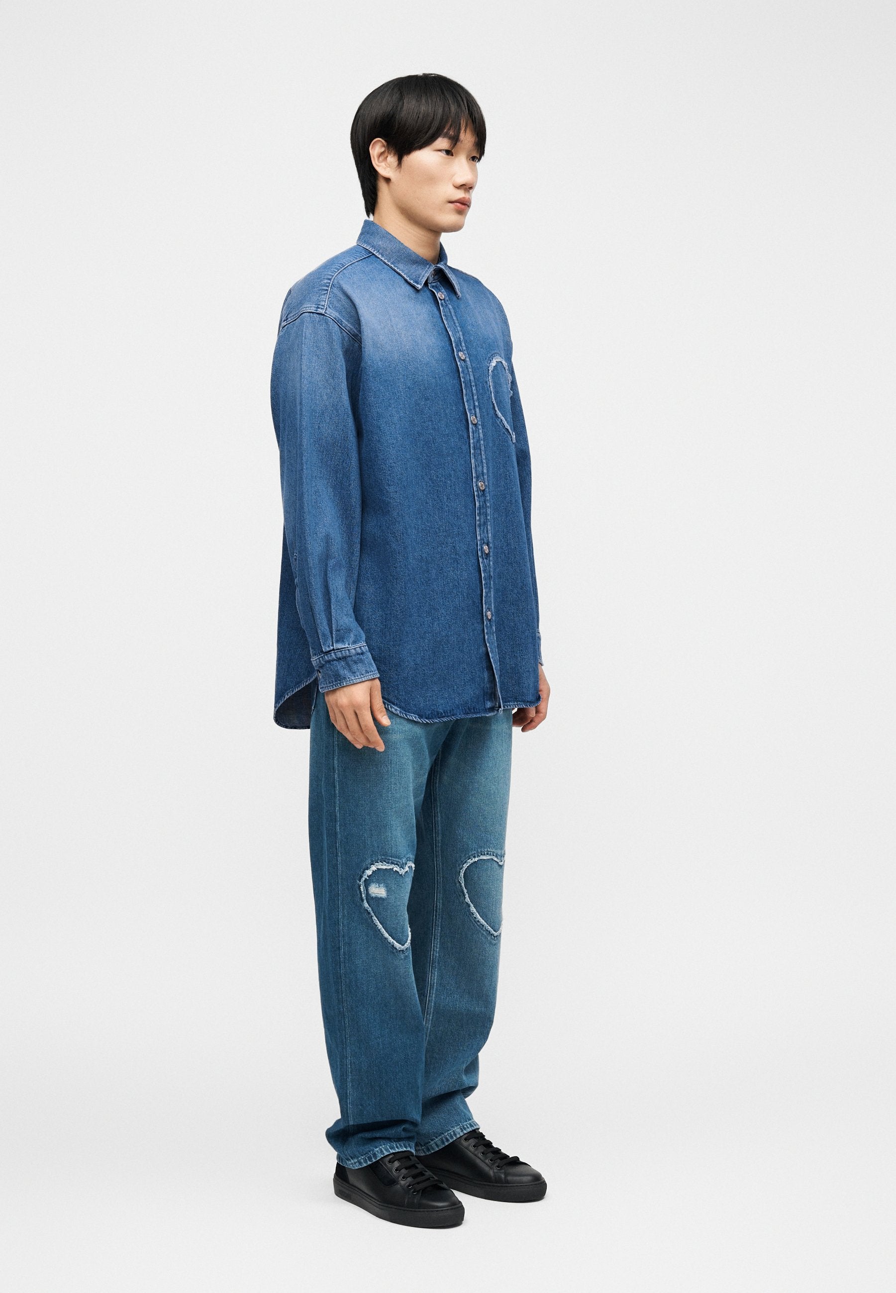 MOSCHINO HEARTS CAMICIA