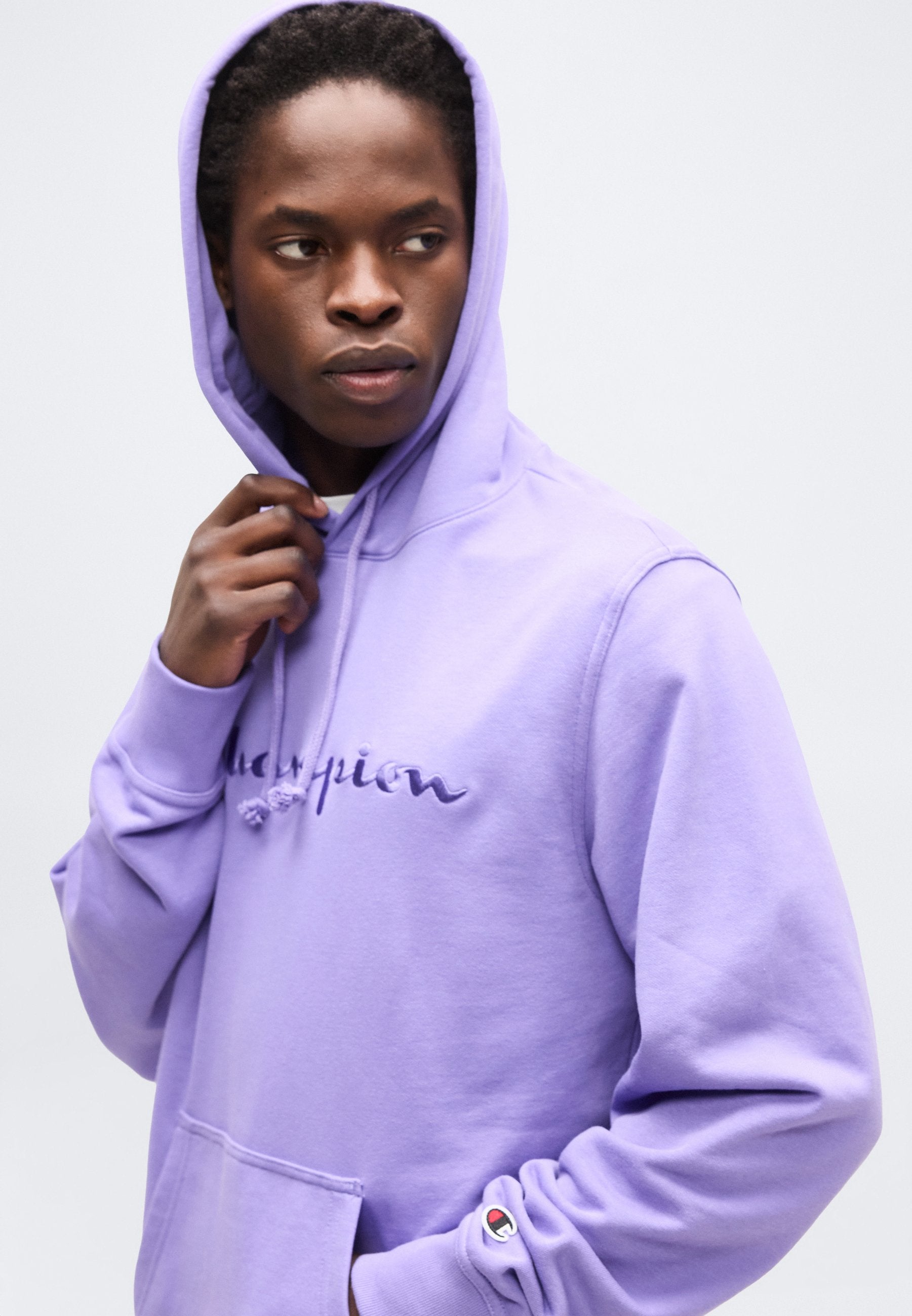 Champion ICONS TONAL HOODIE WITH BIG LOGO