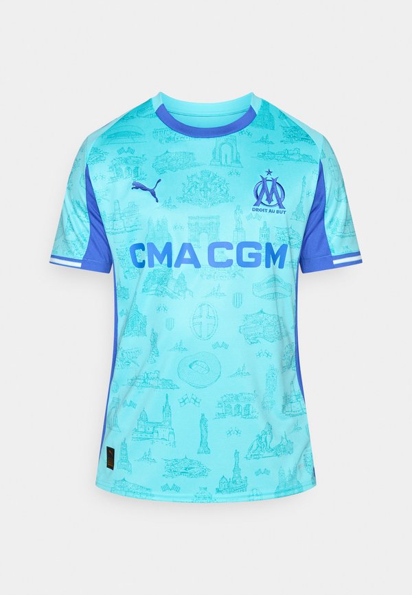 Puma OM SPECIAL EDITION REPLICA - Football jersey - team aqua/royal sapphire