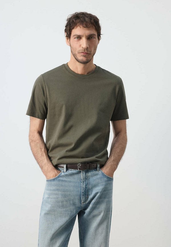 Mango ADULT - Basic T-shirt - dark green