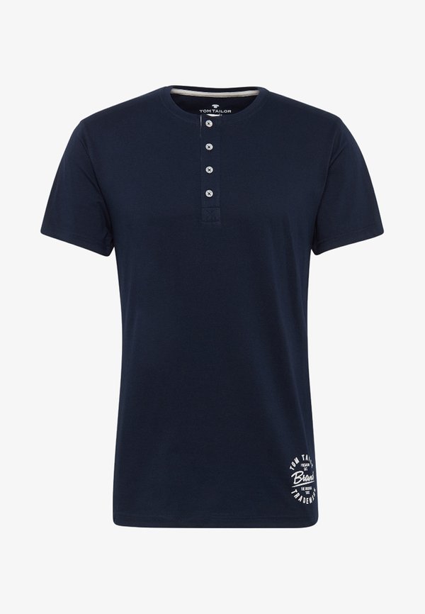 TOM TAILOR Pyjama top - blue-dark-solide
