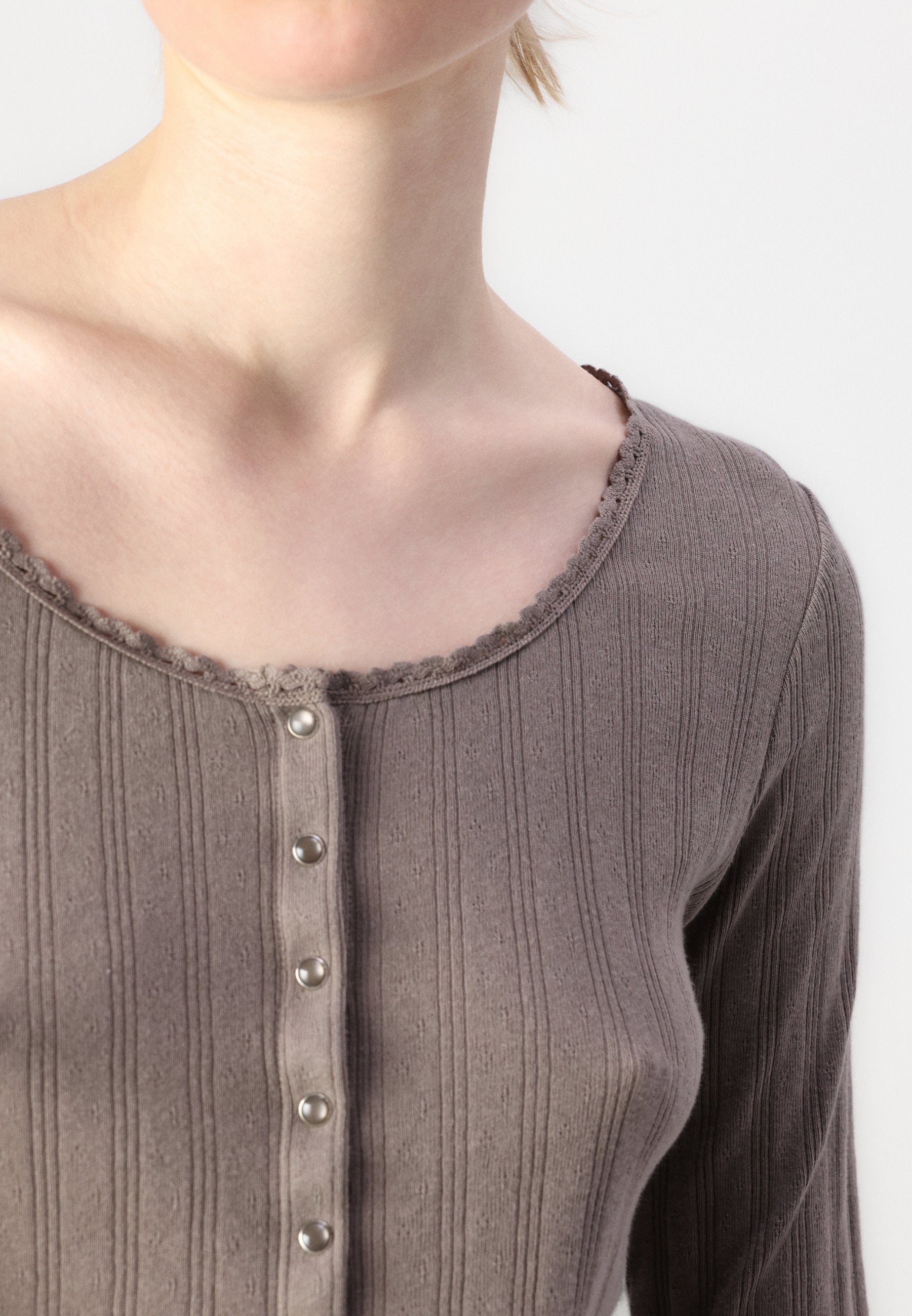GAP POINTELLE SCOOP CARDI