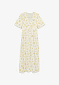 Vero Moda VMBELLA 2/4 BUTTON ANKLE DRESS - Day dress - birch
