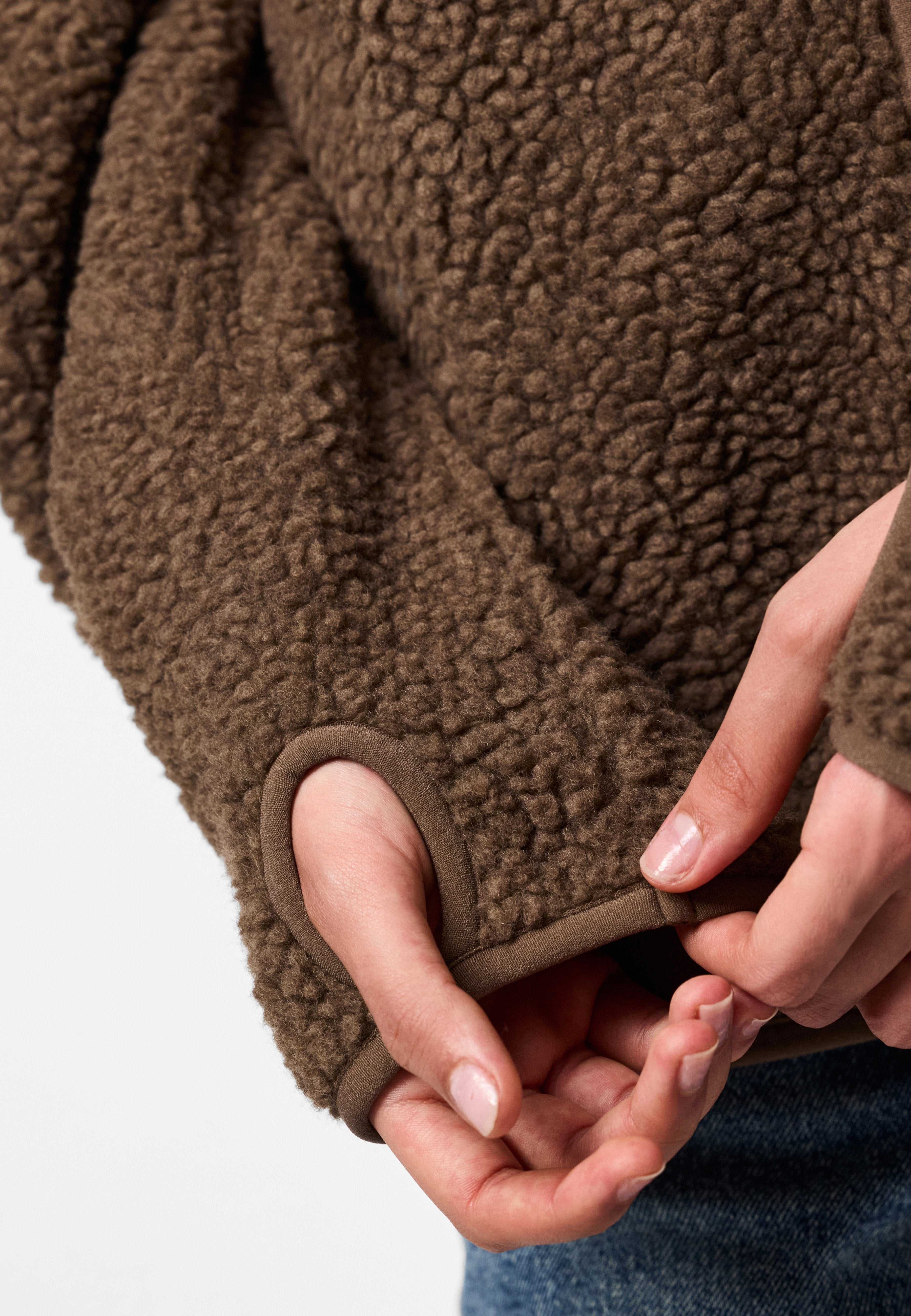 Pieces PCSADIA LS TEDDY JACKET NOOS BC