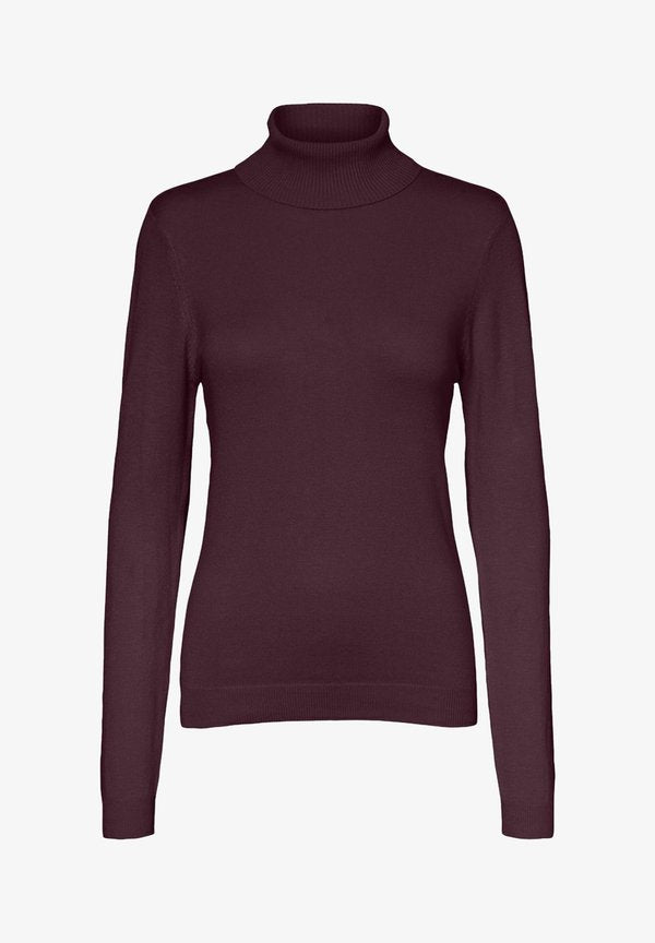 Vero Moda VMGLORY ROLLNECK - Jumper - winetasting