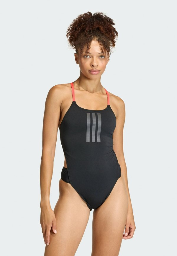 adidas Performance STRIPES SWIMSUIT - Swimsuit - black