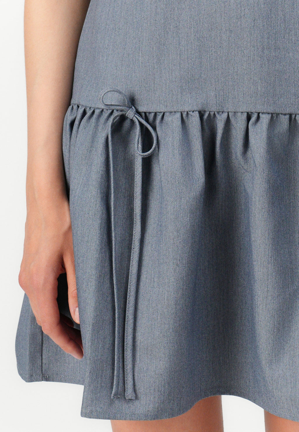Noisy May NMTILLA O NECK TIE DRESS