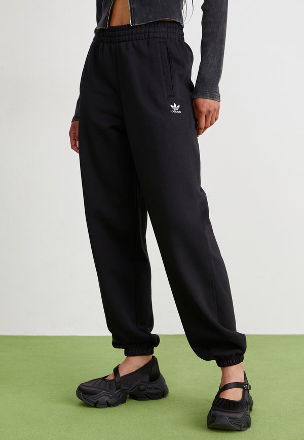 adidas Originals ESS JOGGERS - Tracksuit bottoms - black