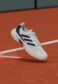 adidas Performance COURTJAM CONTROL 3 CLAY - Clay court tennis shoes - footwear white/dark blue/cyber metallic