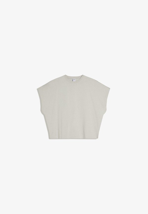 Bershka WORKER OVERSIZE - T-SHIRT 00075120 - Print T-shirt - light grey