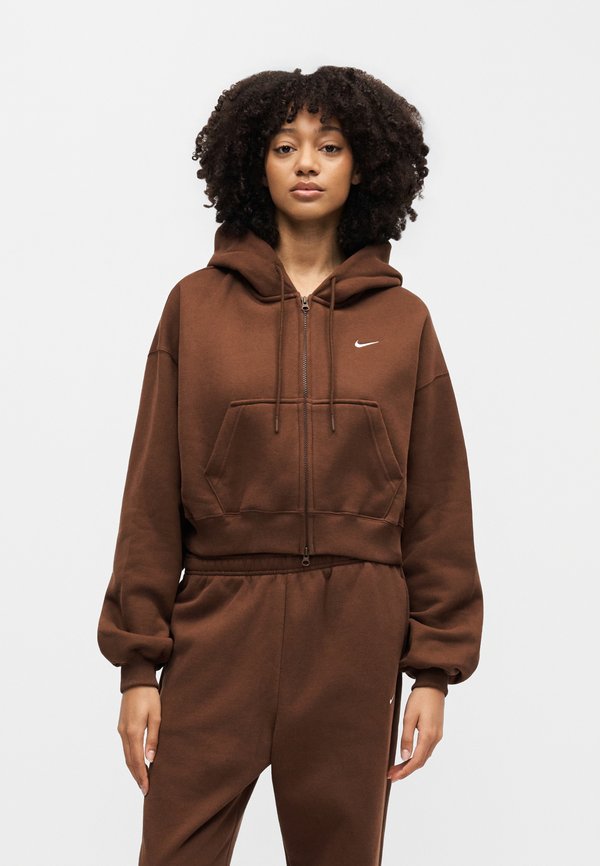 Nike Sportswear Zip-up sweatshirt - cacao wow/sail