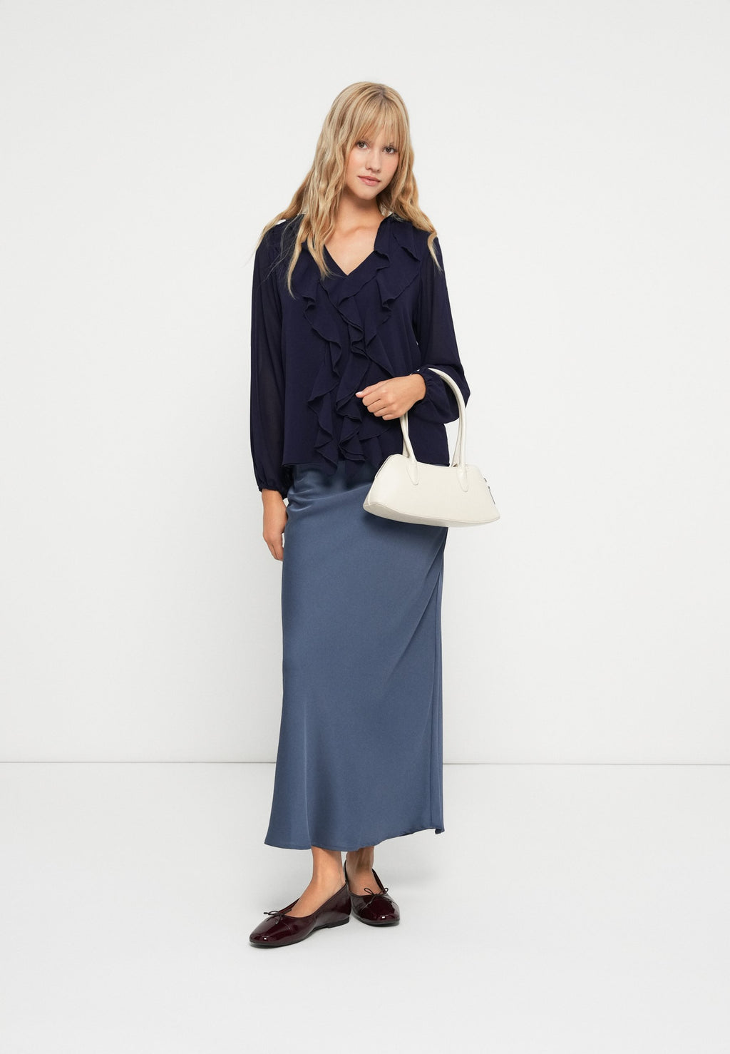 VILA Long Sleeved VIANE Frill