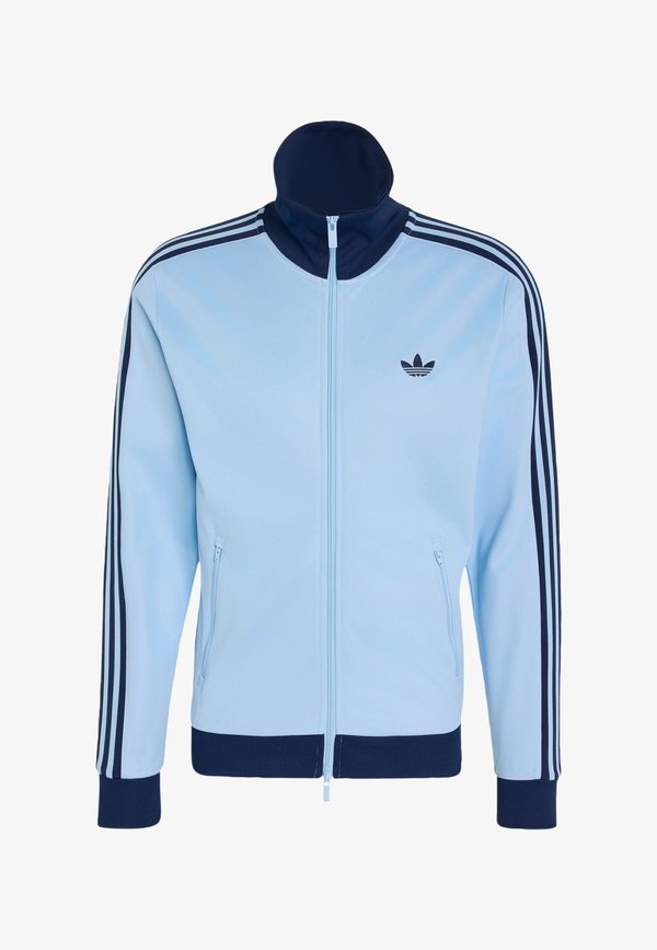 adidas Originals BECKENBAUER TT - Zip-up sweatshirt - clear sky night indigo