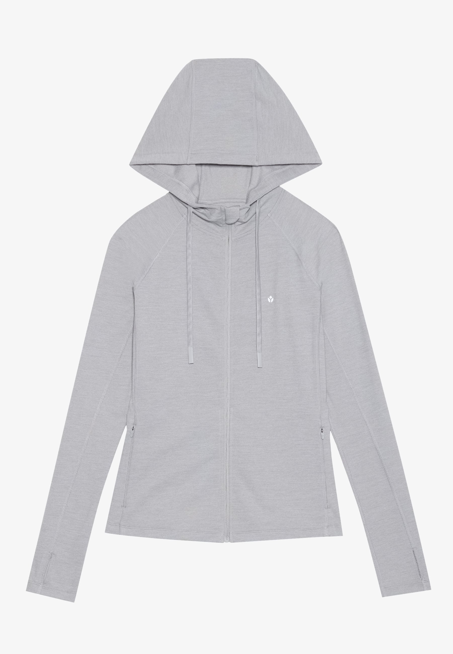 Even&Odd active ZIP UP SPORTS SWEAT WITH HOOD