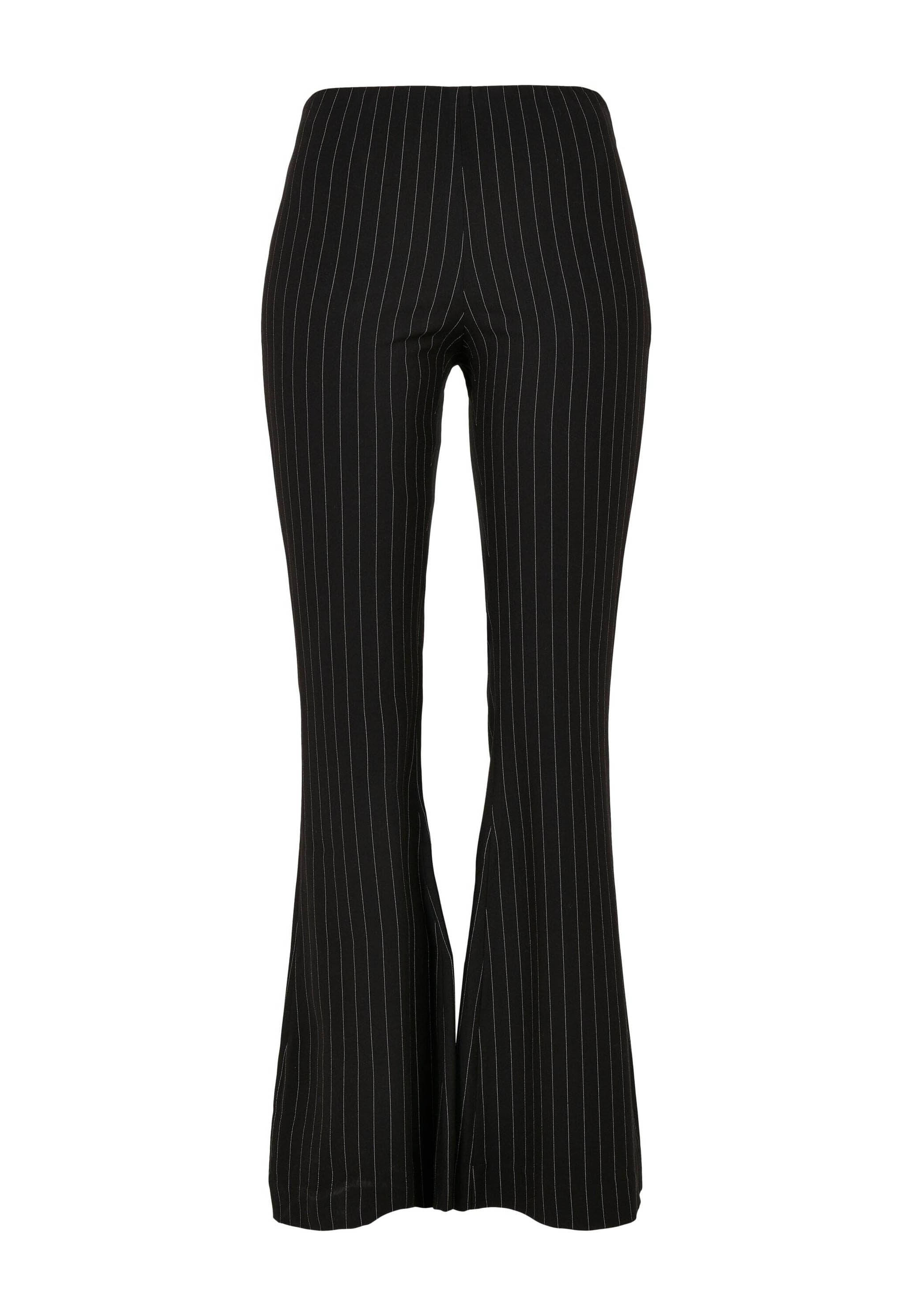 Urban Classics LADIES FLARED PIN STRIPE PANTS