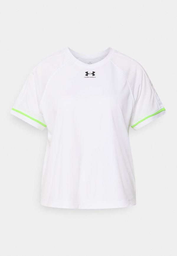 Under Armour CHALLENGER BOXY - Basic T-shirt - white/black