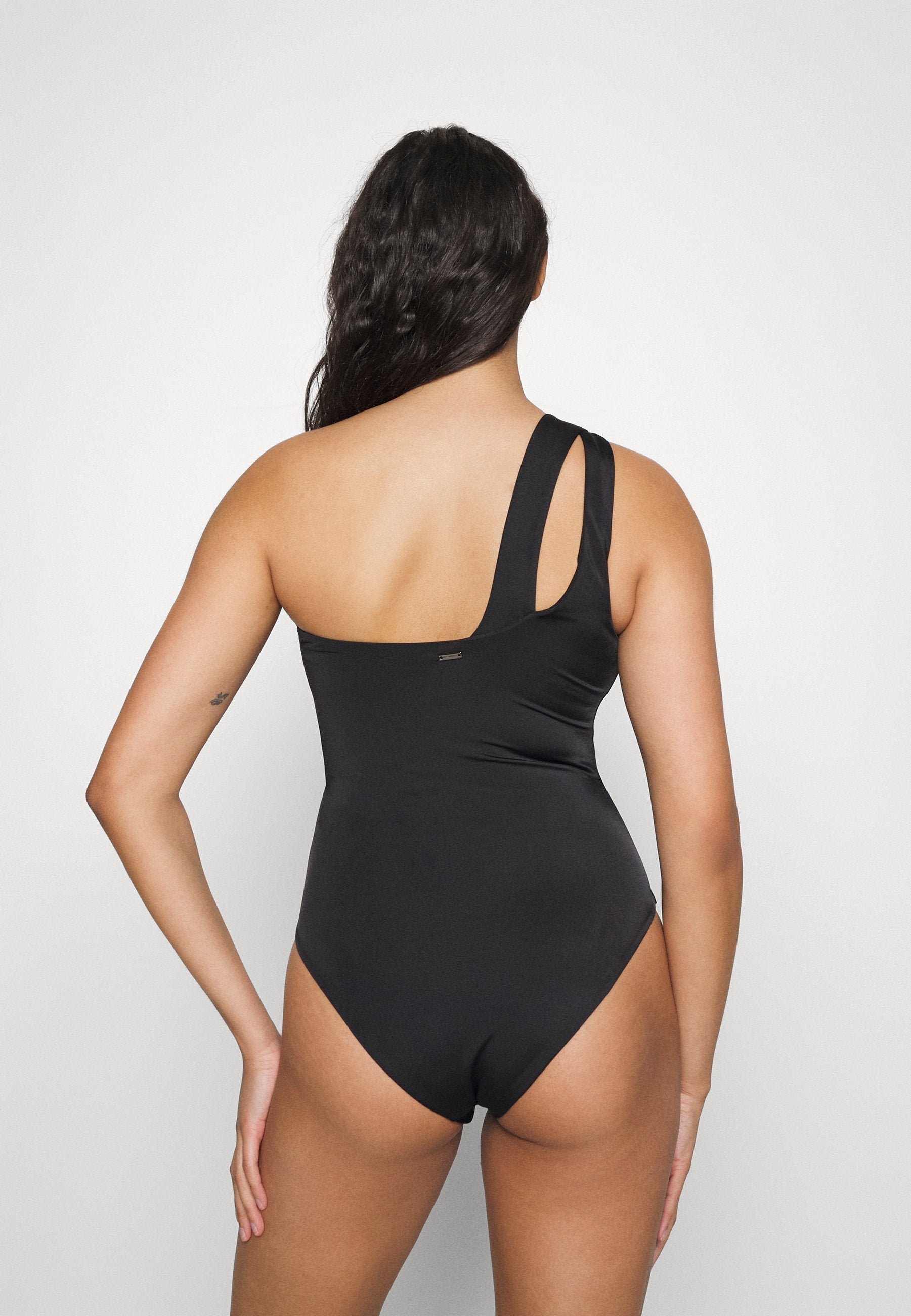 We Are We Wear ONE SHOULDER SLASH NECK SWIMSUIT
