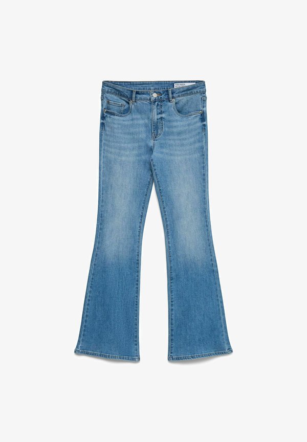 Vero Moda VMELLA Mid rise Bootcut Fit - Bootcut jeans - light blue denim