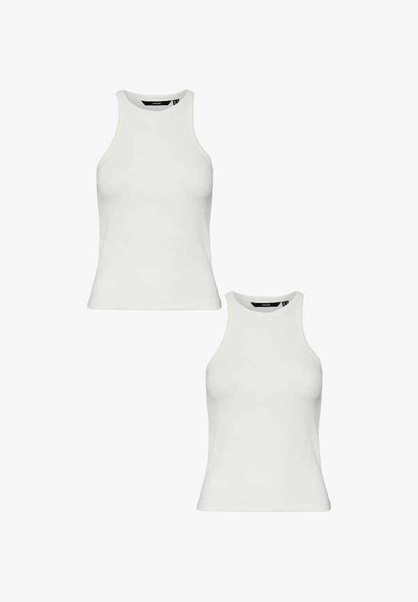Vero Moda 2PACK  RUNDHALS OHNE ÄRMEL - Top - weiß