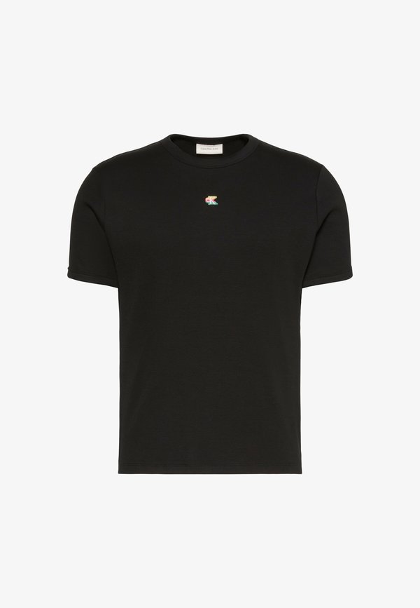 Calvin Klein Jeans PRIDE MONOGRAM - Basic T-shirt - black