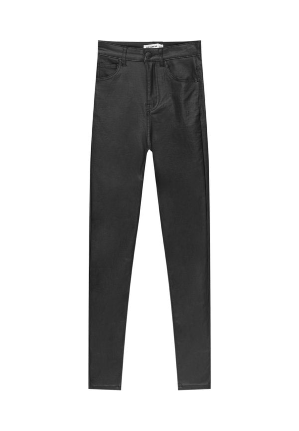PULL&BEAR HIGH-WAIST COATED FINISH