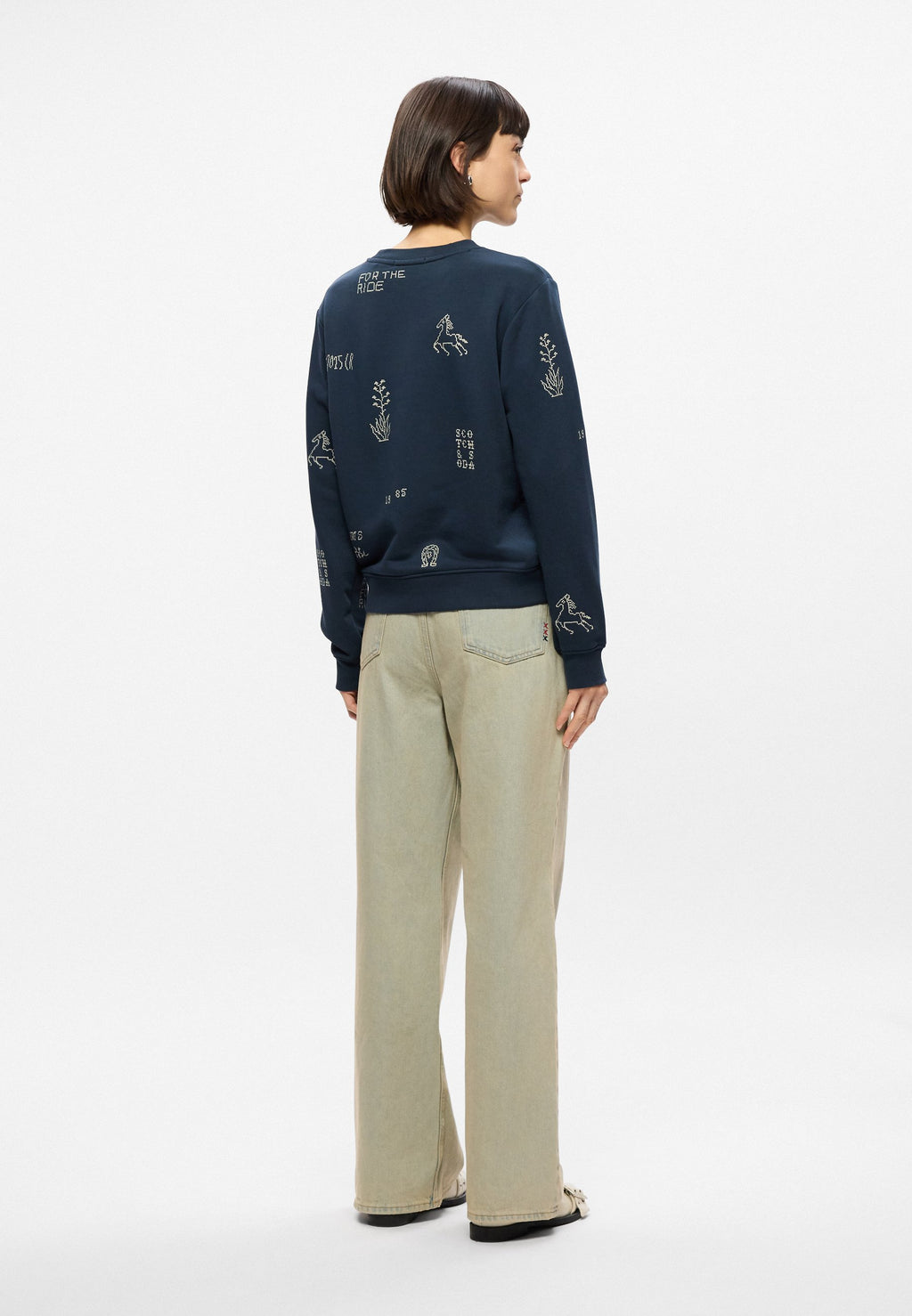 Scotch & Soda EMBROIDERED REGULAR FIT