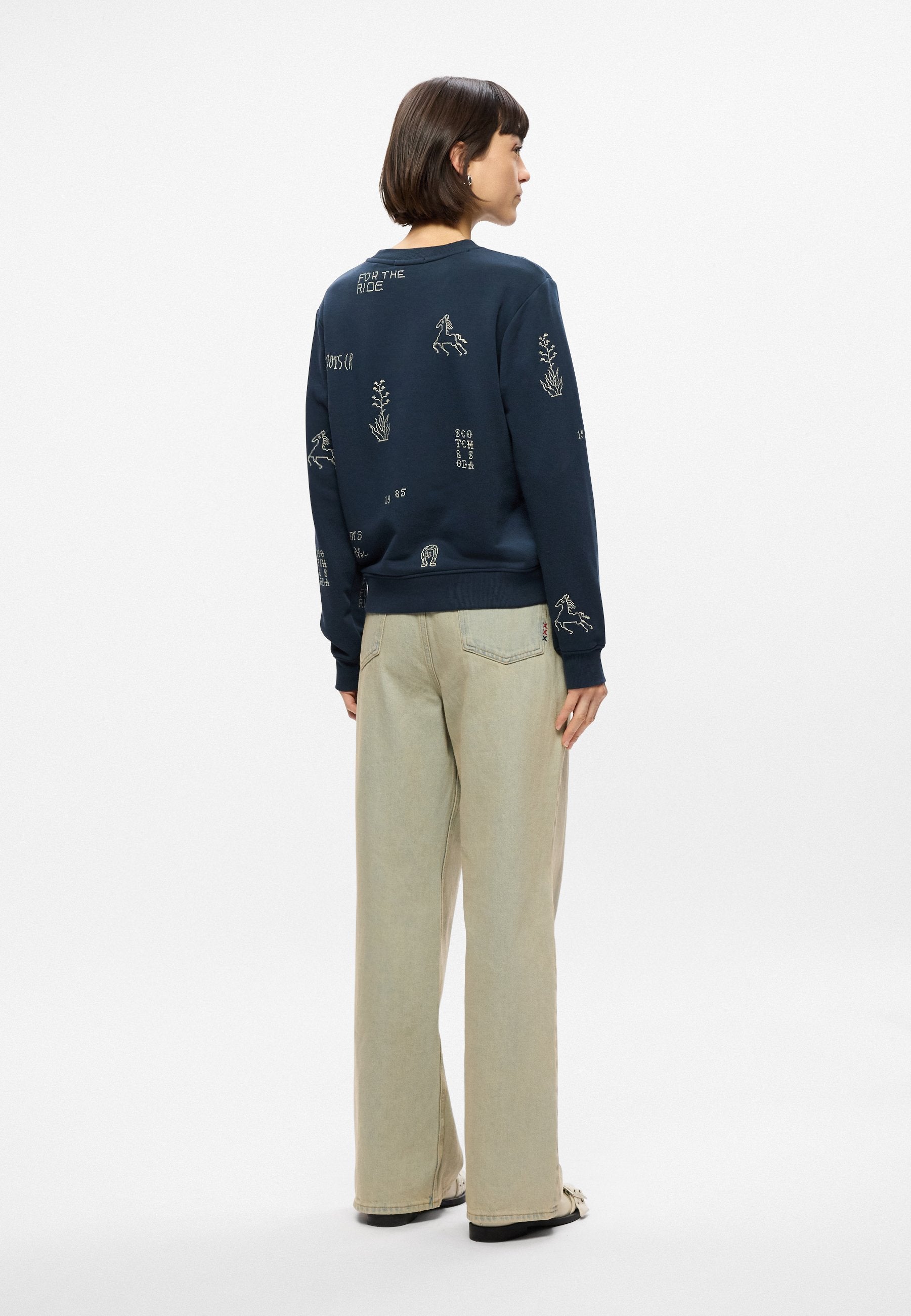 Scotch & Soda EMBROIDERED REGULAR FIT