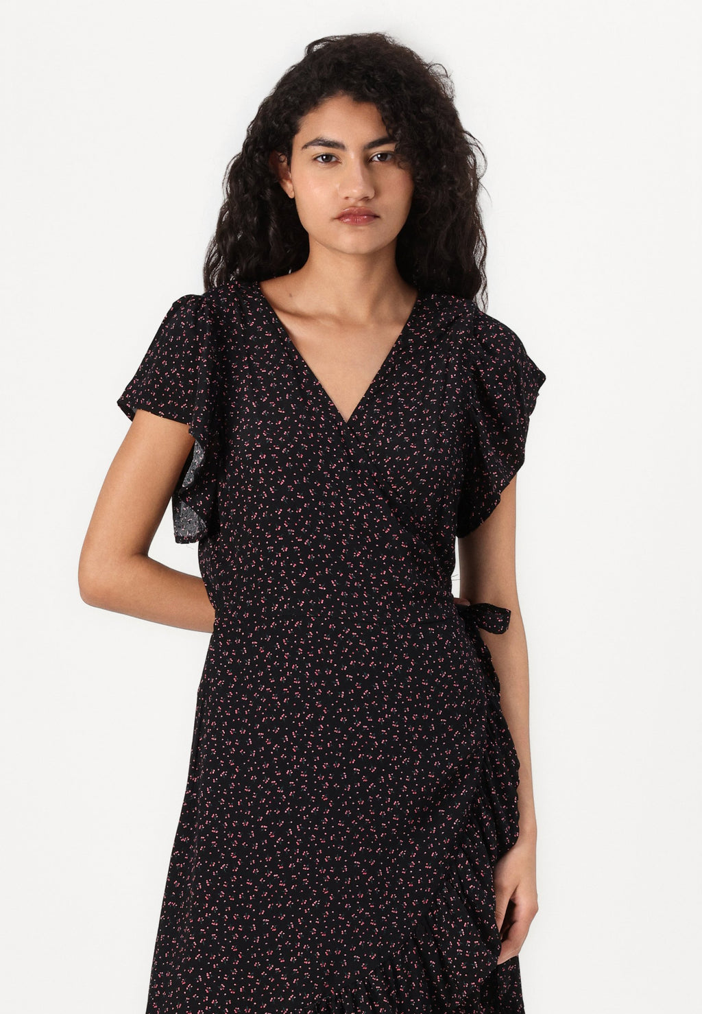 VILA VIABIA WRAP DRESS