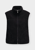 ONLY ONLBABY HIGH ZIP VEST - Waistcoat - black