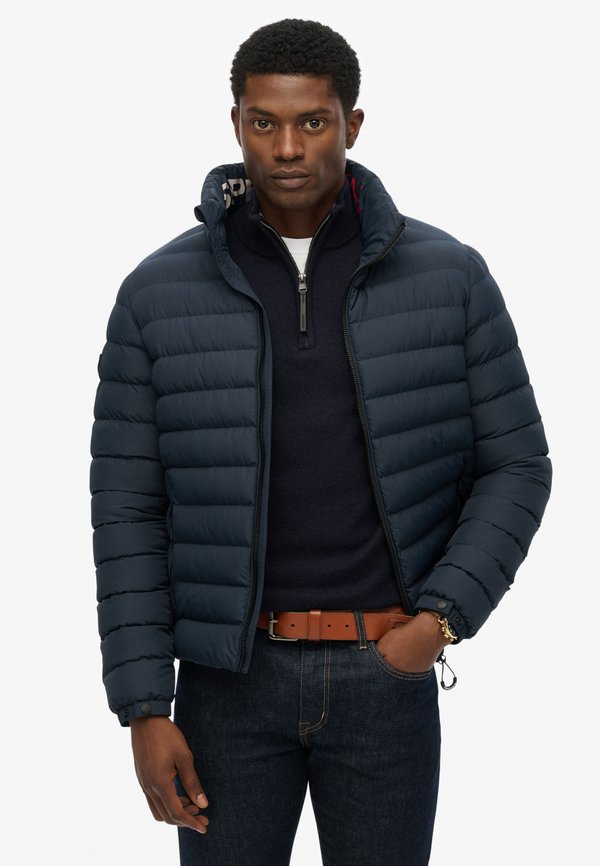Superdry & Co FUJI PRINTED PADDED - Winter jacket - eclipse navy