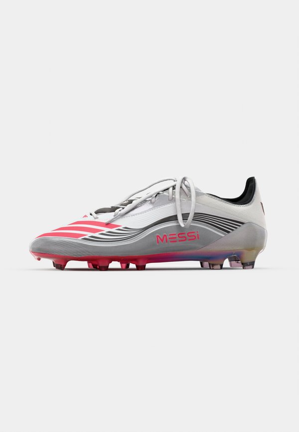 adidas Performance F50 MESSI ELITE FIRM GROUND FOOTBALL BOOTS - Firm-ground football boots - ftwr white/lucid red/silver met