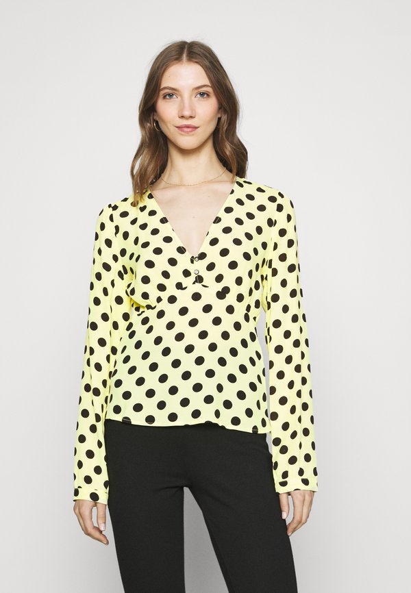 Colourful Rebel BODHI POLKADOT V NECK BLOUSE