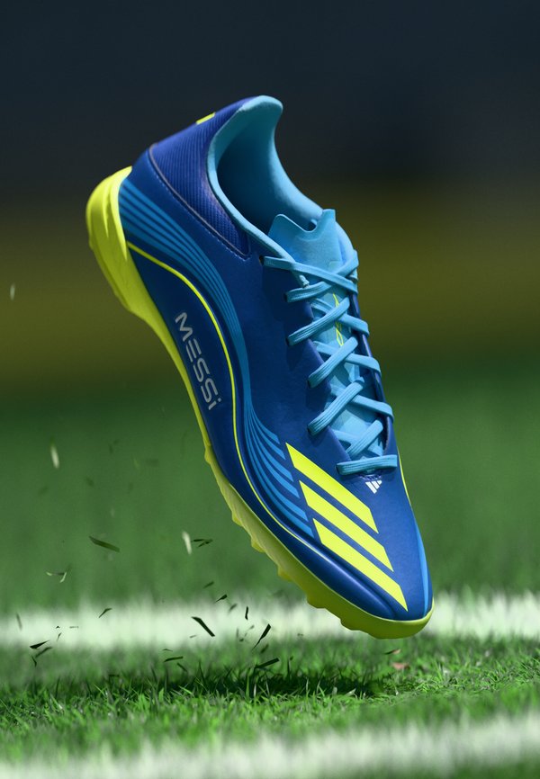 adidas Performance F50 MESSI LEAGUE TURF FOOTBALL BOOTS - Turf football boots - team royal blue/solar yellow/semi blue burst
