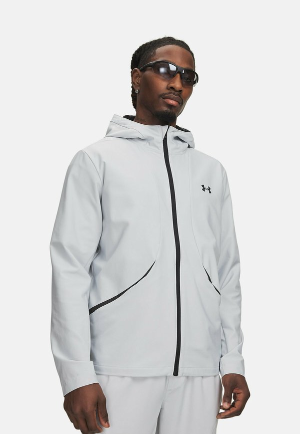 Under Armour UNSTOPPABLE WOVEN - Soft shell jacket - halo gray