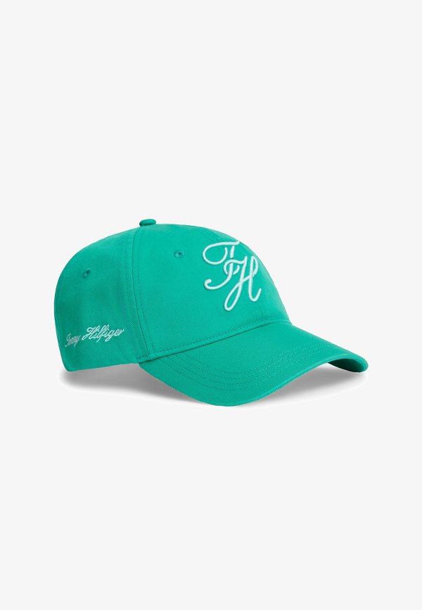 Tommy Hilfiger TH SCRIPT SOFT 6 PANEL CAP UNISEX - Cap - jade wink