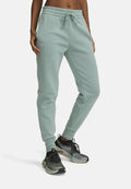 Under Armour RIVAL FLEECE - Tracksuit bottoms - silica green