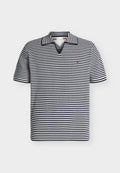 Tommy Hilfiger SEASONAL STRUCTURE JONNY ELEVATED ESSENTIALS - Polo shirt - carbon navy/ ivory petal