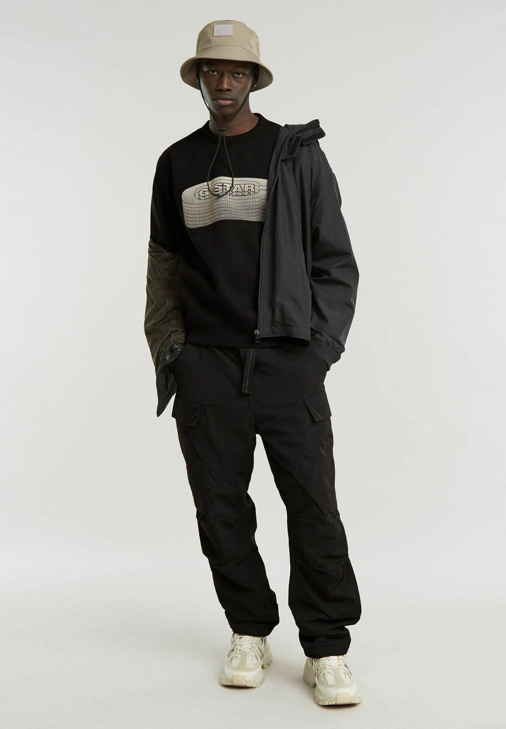 G-STAR STACKED OLD SKOOL LOGO