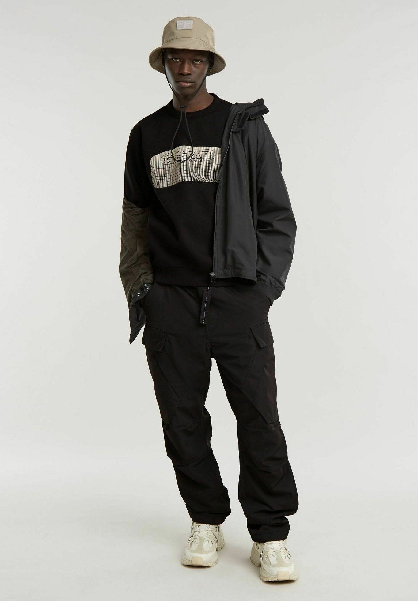 G-STAR STACKED OLD SKOOL LOGO