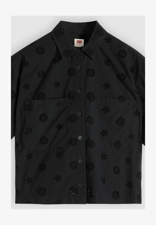 Levi's® NOVELTY HARLIE - Button-down blouse - anthracite night - blacks