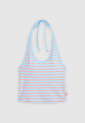 Levi's® ELLA HALTER - Top - air blue/signal red